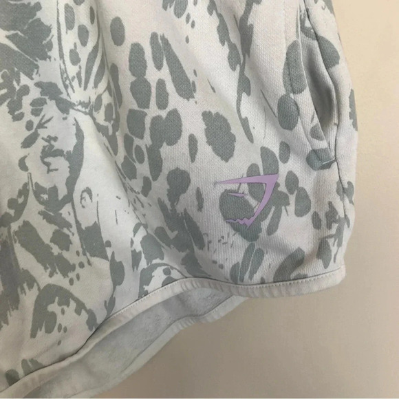 Gymshark Cotton Blend High Rise Lounge Wear Shorts with Pockets S - Picture 7 of 9